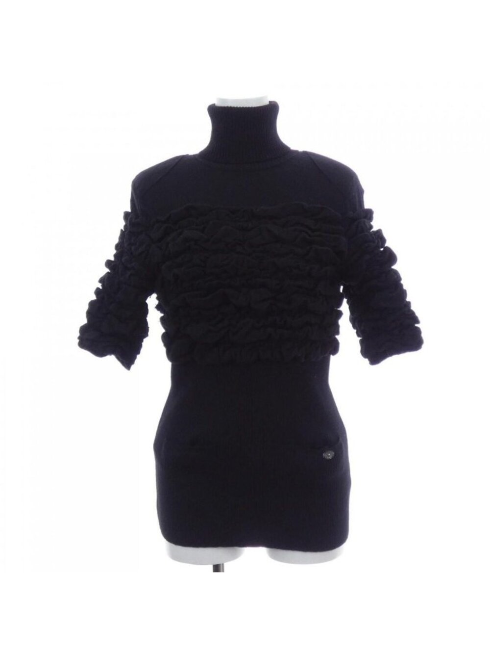 Chanel Knit Top Black